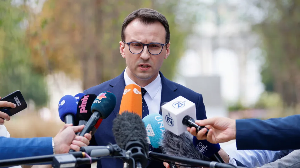 Petar Petković při návštěvě Bruselu (2022)