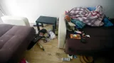 Záběry z bytu, kde policie Uzbeka našla
