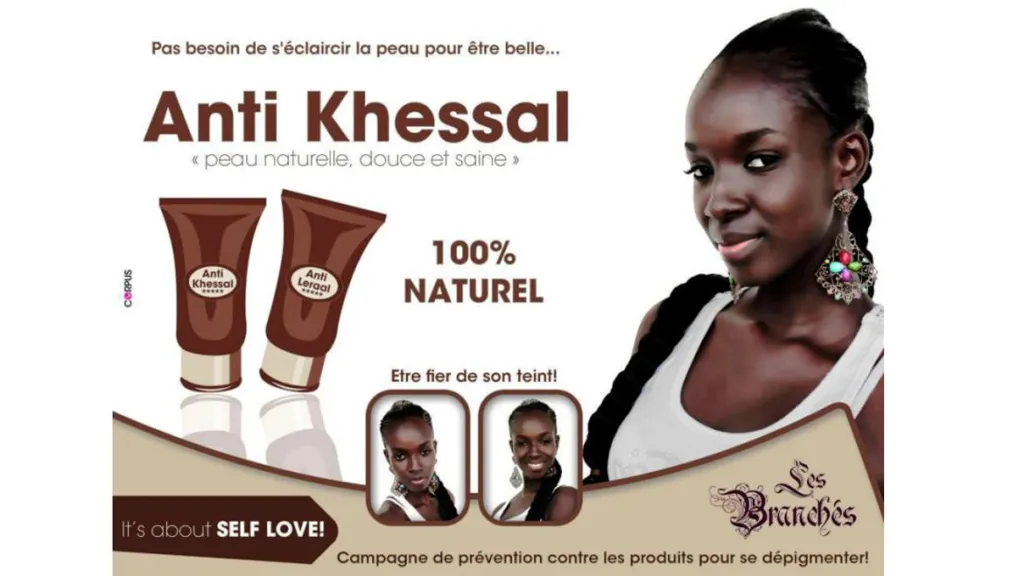 Senegalská kampaň proti bělení kůže