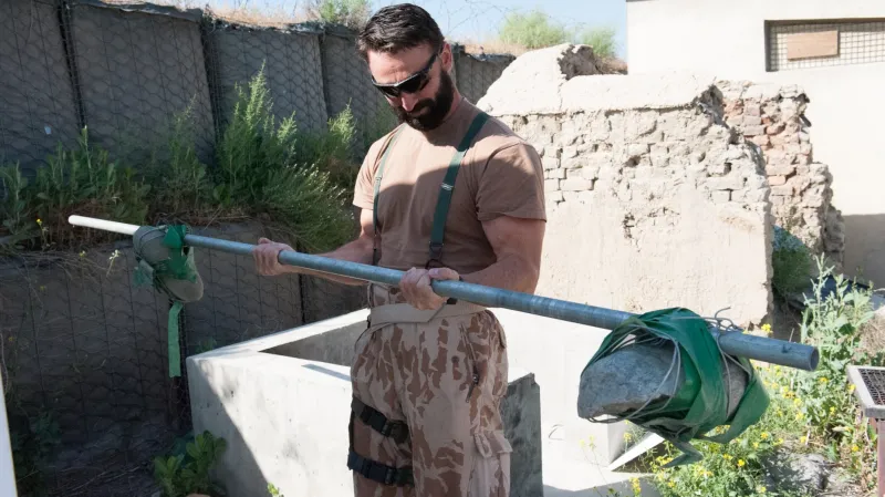 Jaroslav Lieskovan na misi v Afghánistánu