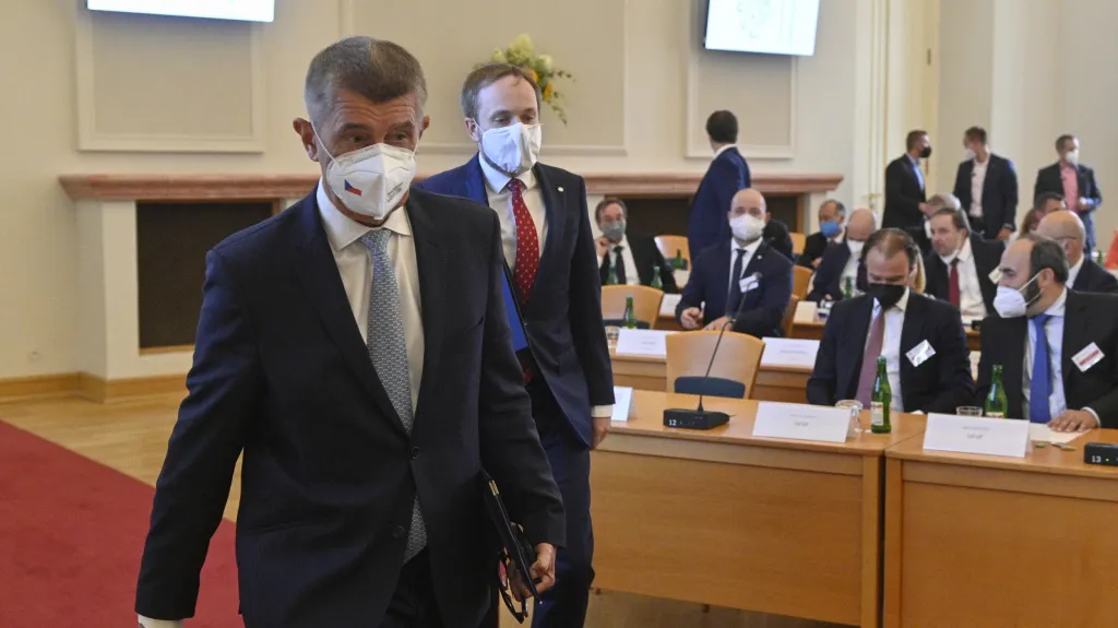 Andrej Babiš a Jakub Kulhánek