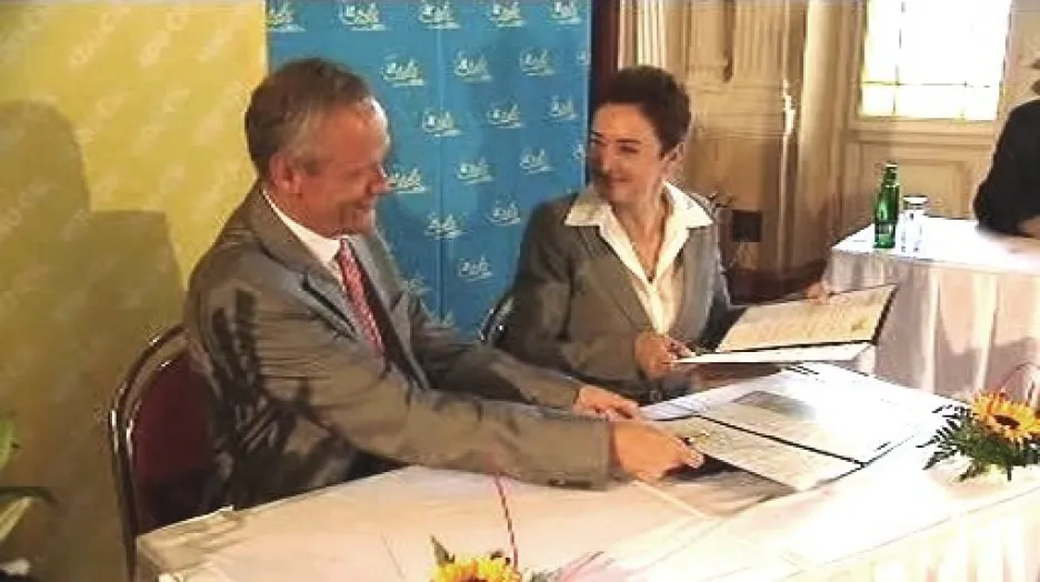 Cyril Svoboda a Jana Hybášková