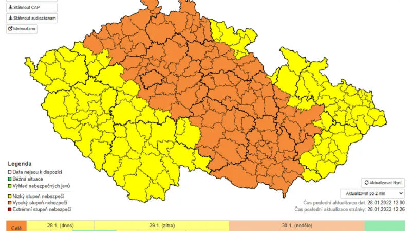 Výstraha před větrem