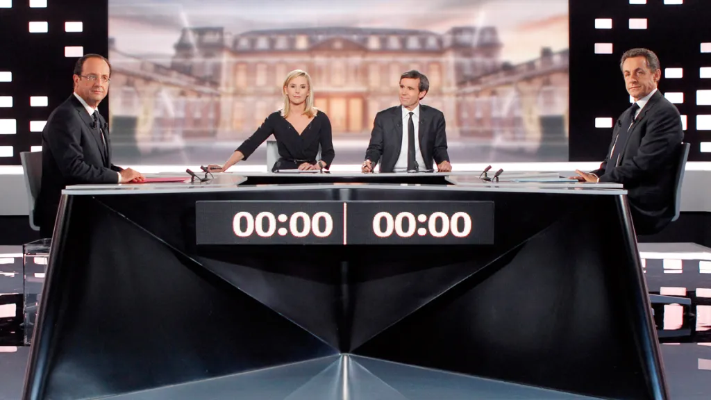 Předvolební duel Hollande - Sarkozy