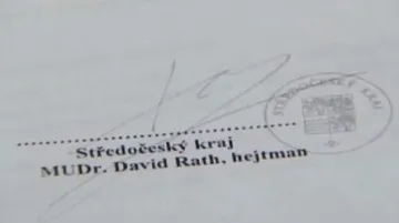 Podpis hejtmana Ratha