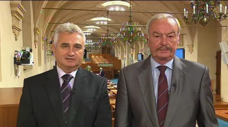 Milan Štěch a Přemysl Sobotka o věcech schvalovaných v Senátu