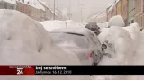 Jáchymov bojuje se sněhem