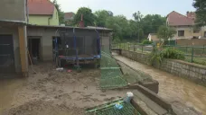 Škody po povodních ve Štěnovicích