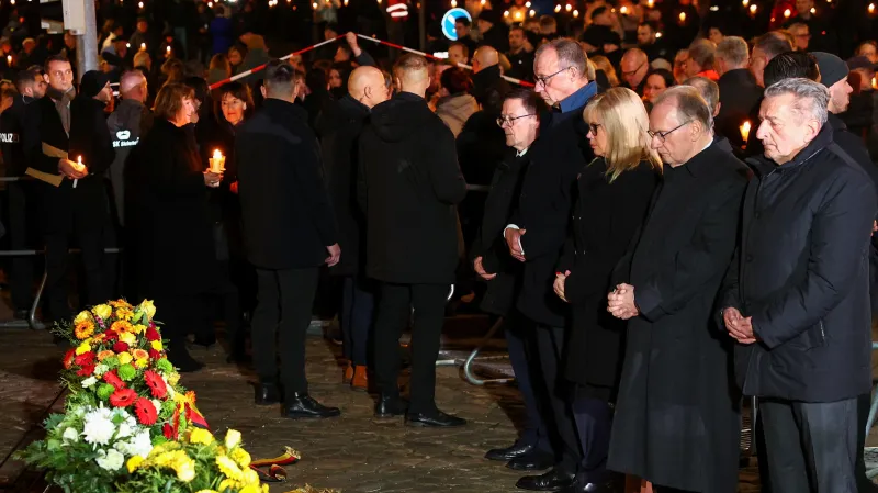 Pietní akce v Magdeburku u příležitosti prvního výročí útoku