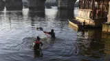Centrum Prahy se cvičně připravuje na velkou vodu