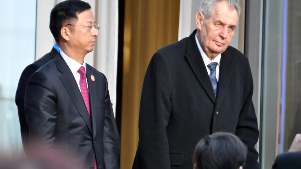 Miloš Zeman na návštěvě Číny
