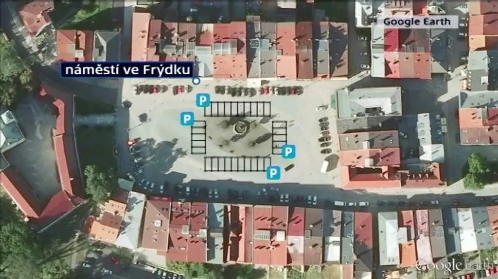 Změna parkování na náměstí ve Frýdku