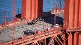 Golden Gate Bridge je považován za nejvyhledávanější místo pro sebevraždy na světě. Jsou na něm k dispozici i telefony pro řešení krizových situací a možnost rychlého spojení s psychologem. Zatím tady stále neexistují žádné zábrany zamezující skokům, které jsou takřka vždy smrtelné. Mostovka je ve výšce 67 metrů nad hladinou. Podle statistik zde spáchalo sebevraždu přes 1600 lidí