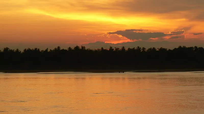 Jezero Boeung Kak před stavebními úpravami
