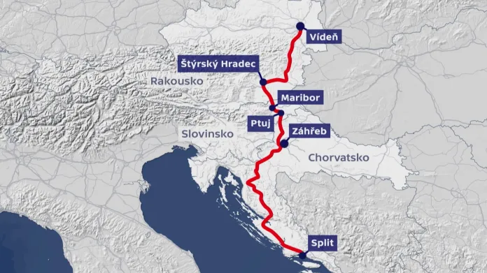 Problematická trasa, na níž se tvoří kolony