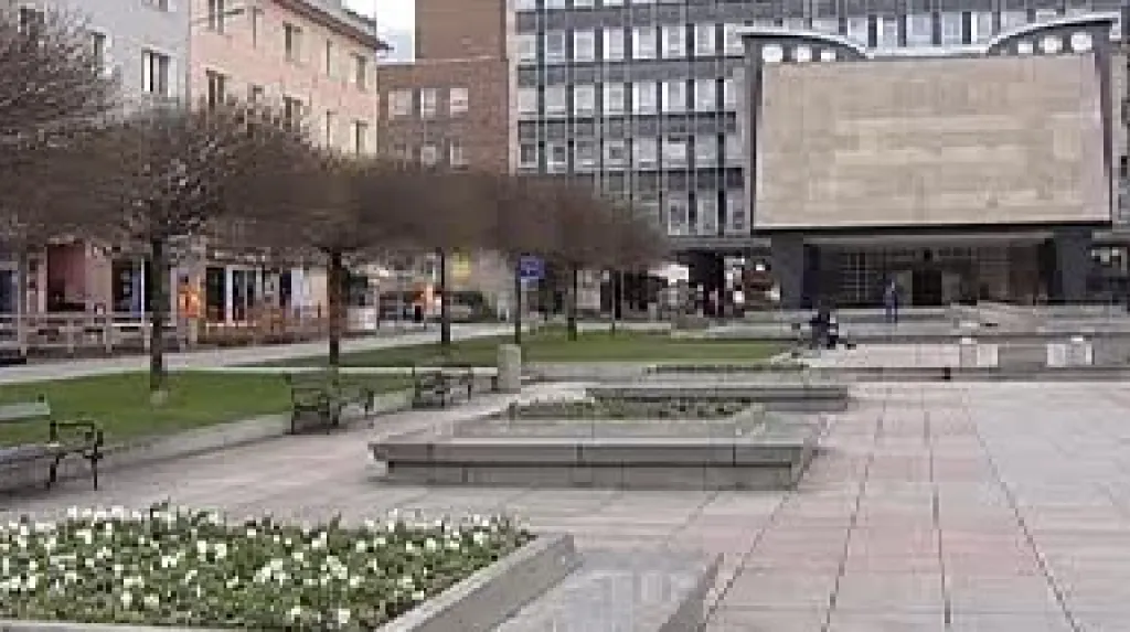 Náměstí před ústeckým magistrátem