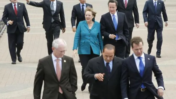 Státníci na summitu G8