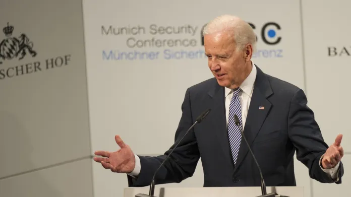 Joseph Biden na konferenci v Mnichově