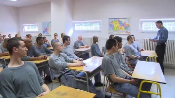 Vězni v jiřickém učilišti