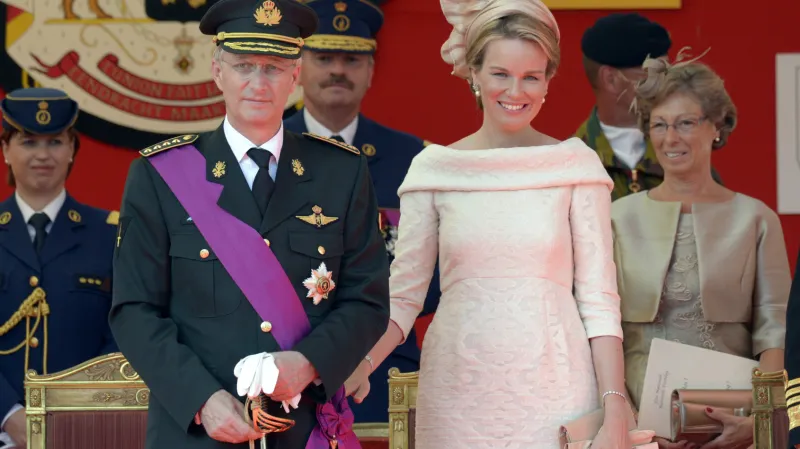 Belgický královský pár - Philippe a Mathilda