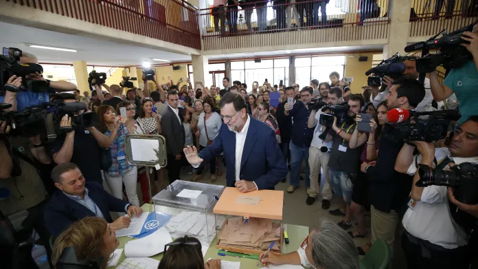Lídr lidovců Mariano Rajoy