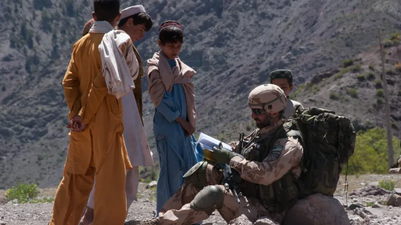 Jaroslav Lieskovan na misi v Afghánistánu