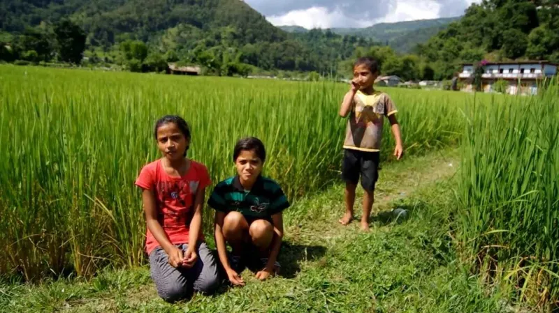 Děti z Pancha Kochi v Nepálu