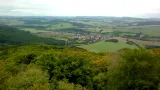 Pohled z Blaníku na Louňovice