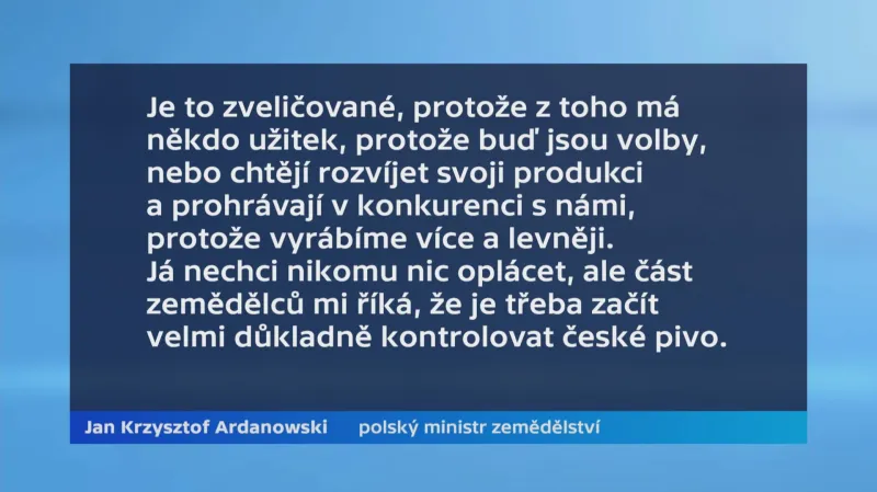 Polský ministr zemědělství