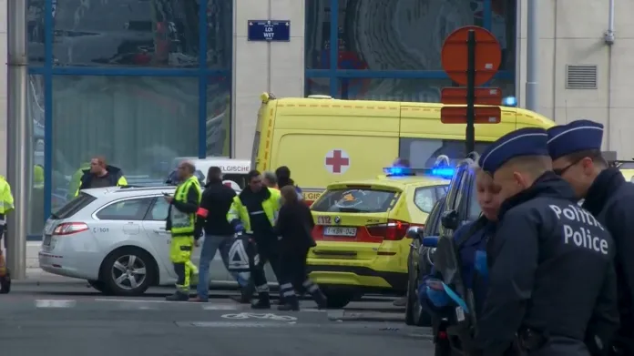 Výbuch v bruselském metru na stanici Maalbeek