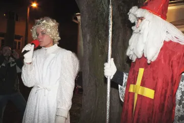 Mikulášská nadílka v Mladkově u Boskovic