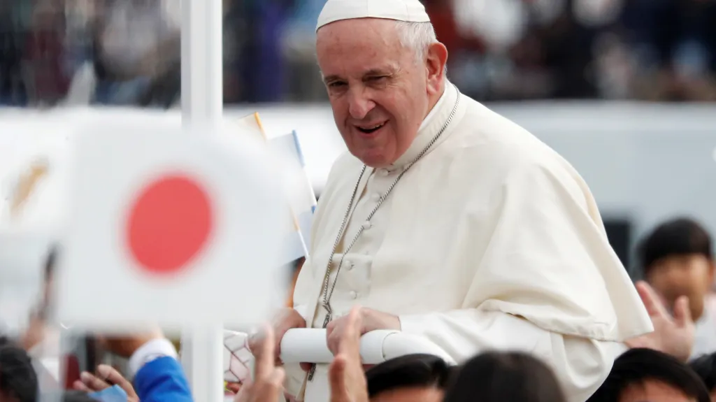Papež František navštívil Japonsko
