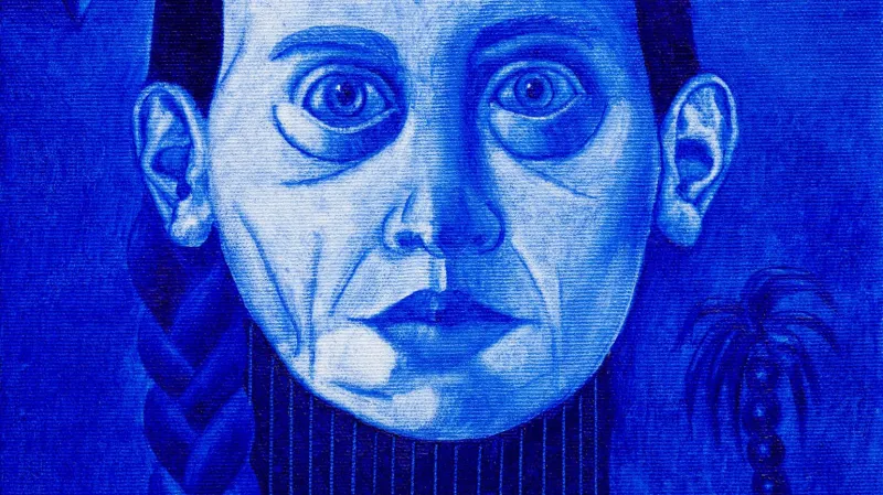 Silvia Krivošíková / Ultramarínová noc (autoportrét)