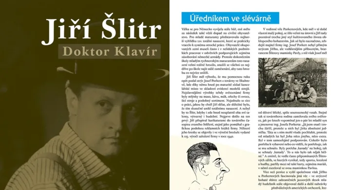 Ukázka z životopisu Jiřího Šlitra Doktor Klavír