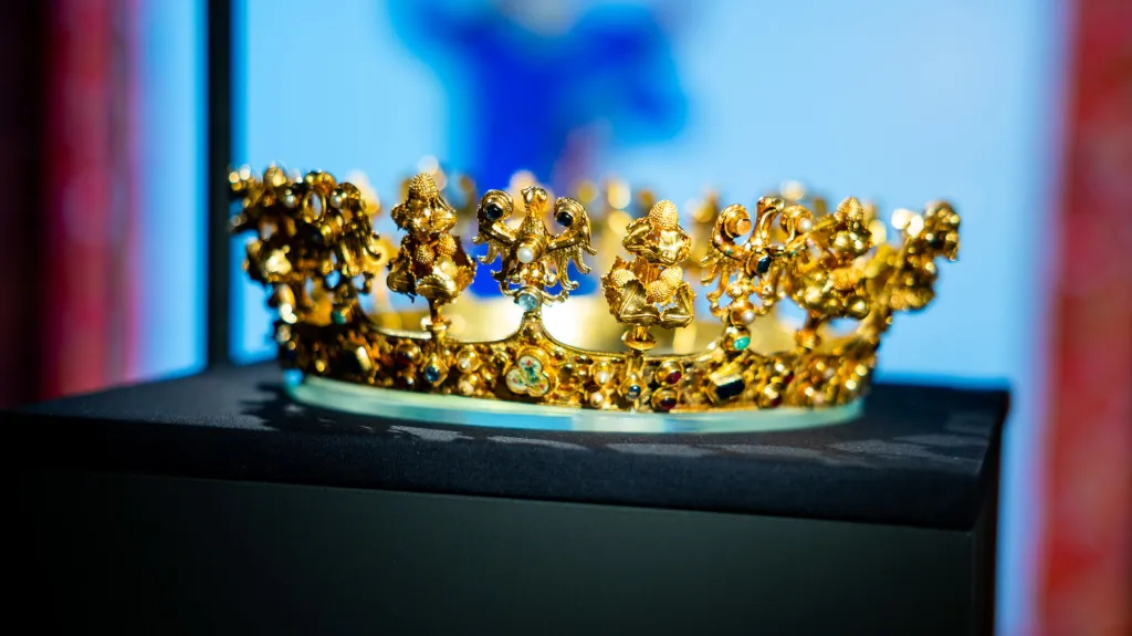 Z výstavy Přemyslovci v Národním muzeu: Královská koruna ze Slezské Středy