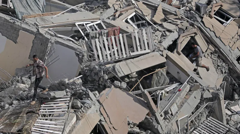 Následky bojů v Gaze