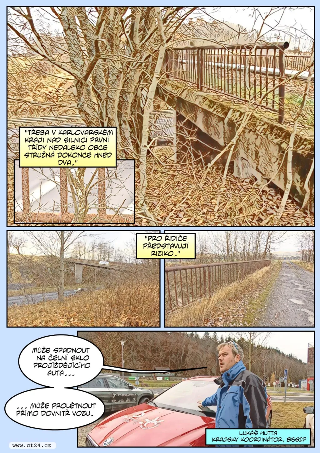 U Chotíkova dělníci zbourali most. Jeho vlastnictví řešil soud