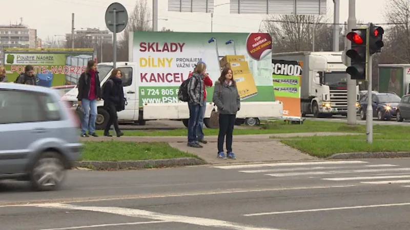 Reklama na vozíku - listopad 2014