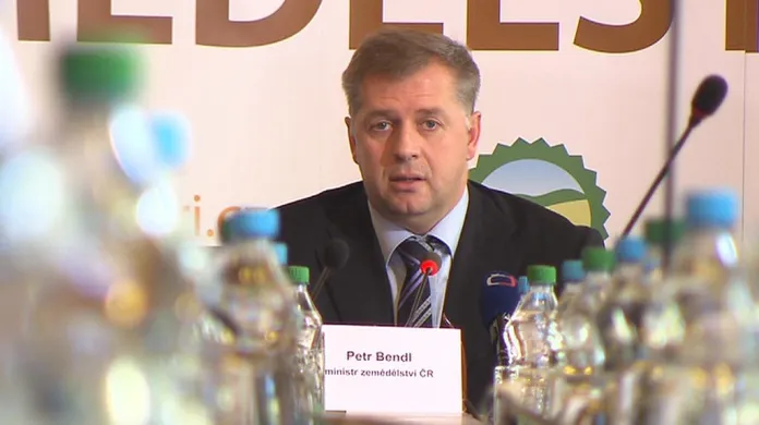 Ministr zemědělství Petr Bendl
