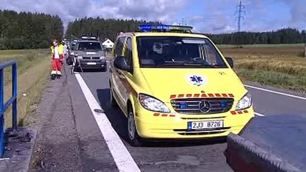 Záchranáři u nehody