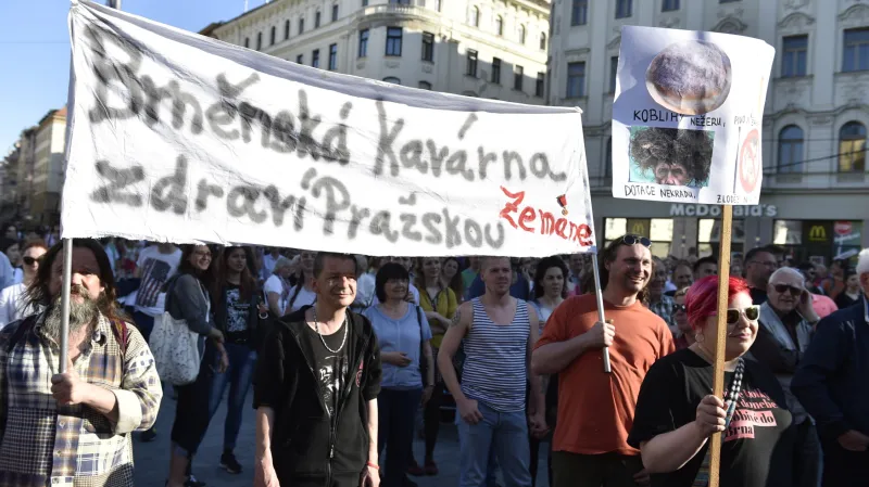 Demonstrace v Brně