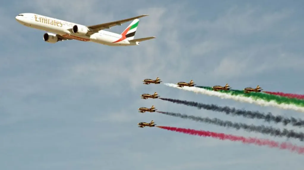 Letecká show v Dubaji