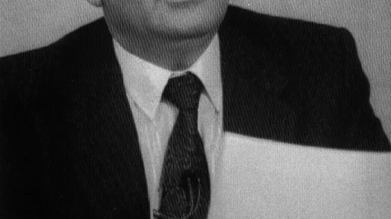 Michail Gorbačov během televizního projevu, ve kterém oznámil rezignaci na funkci sovětského prezidenta