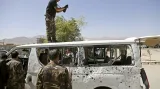Výbuch na afghánském tržišti