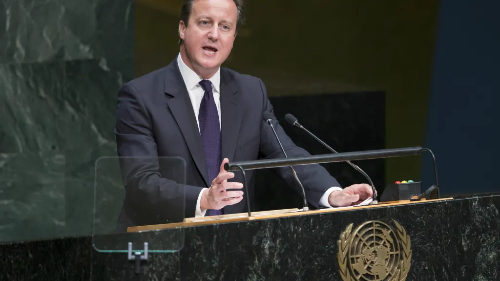 David Cameron ve Valném shromáždění OSN