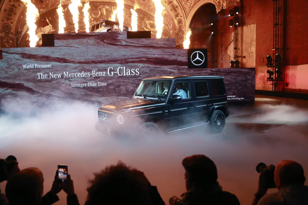 Terénní legenda Mercedes-Benz třídy G třetí generace byl představen na autosalonu v Detroitu.