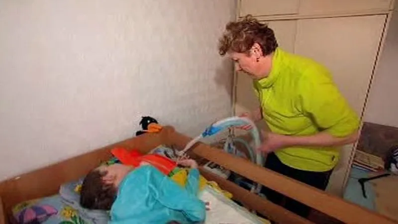 Marcela Koplová se synem Petrem