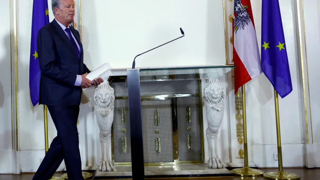 Dočasný kancléř Reinhold Mitterlehner