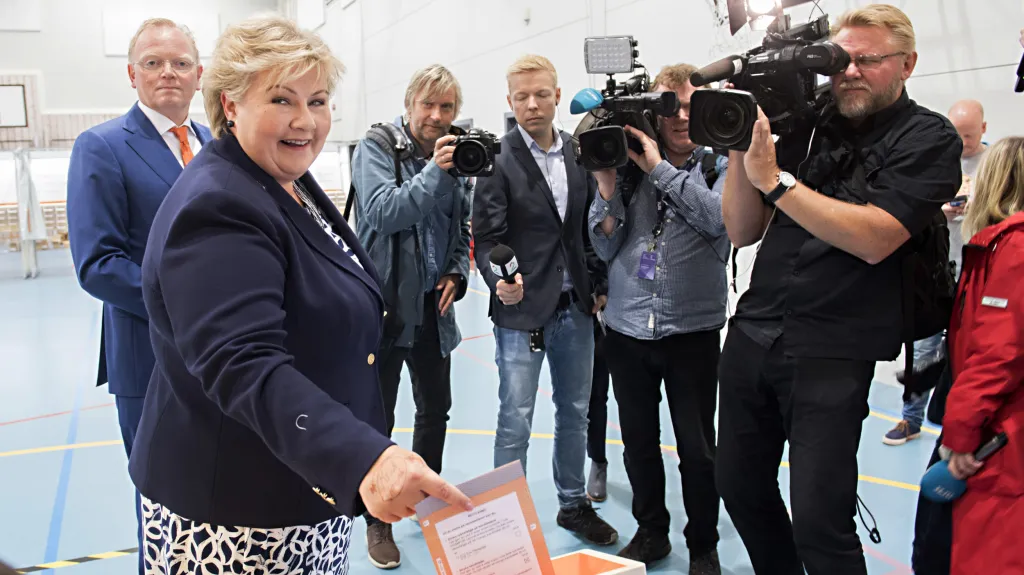 Norská premiérka Erna Solbergová