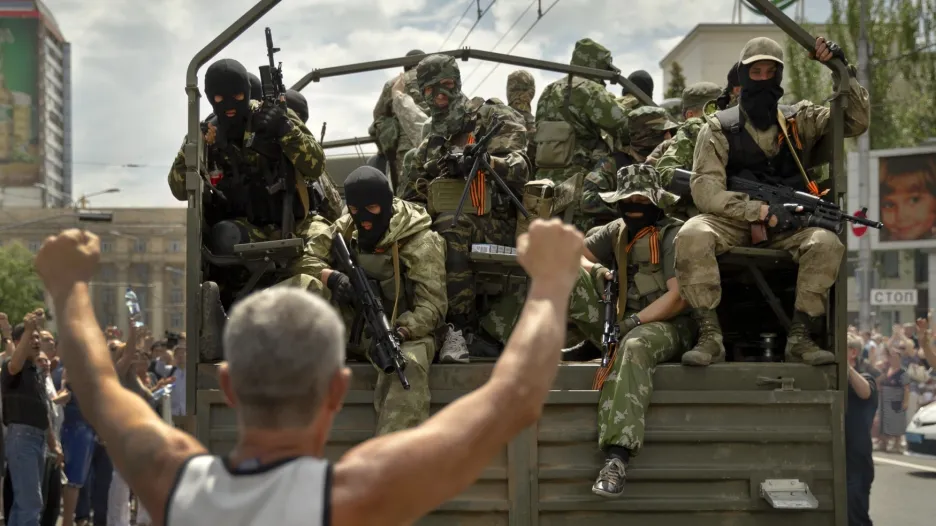 Proruští ozbrojenci v Doněcku